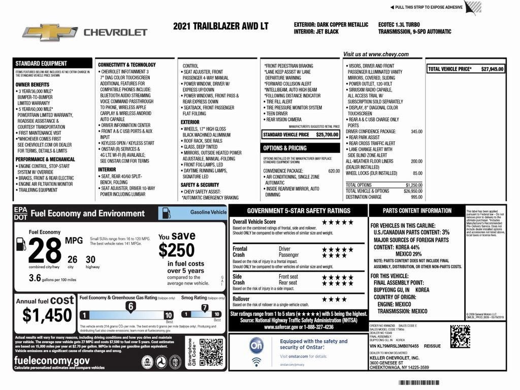 2021 Chevrolet Trailblazer LT